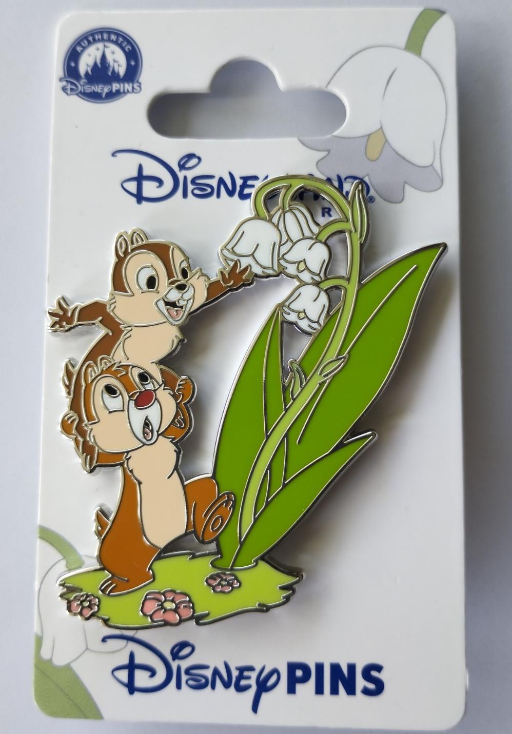 Chip and Dale - Lily of the Valley Series Disney Land Paris Dlp May 2025 Pin