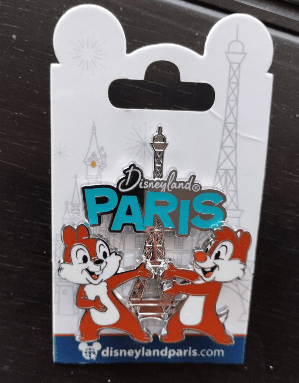 Chip and Dale Paris 8 Eiffel Tower Disney Paris Dlrp Dlp Jan 2024 Pin