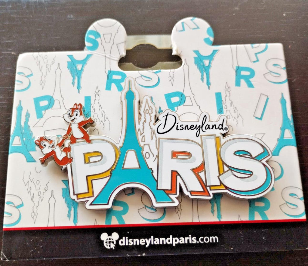 Chip and Dale Paris Eiffel Tower Disney Paris Dlrp Dlp February 2024 Jumbo Pin