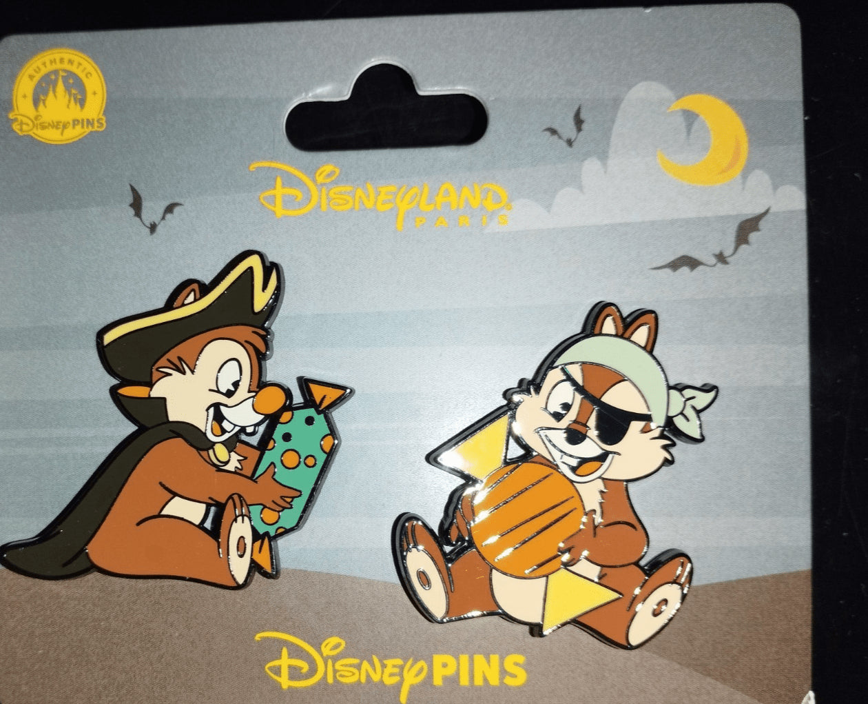 Chip and Dale Pirates Set Halloween Disney Land Paris DLP Sep 2025 2 Pins