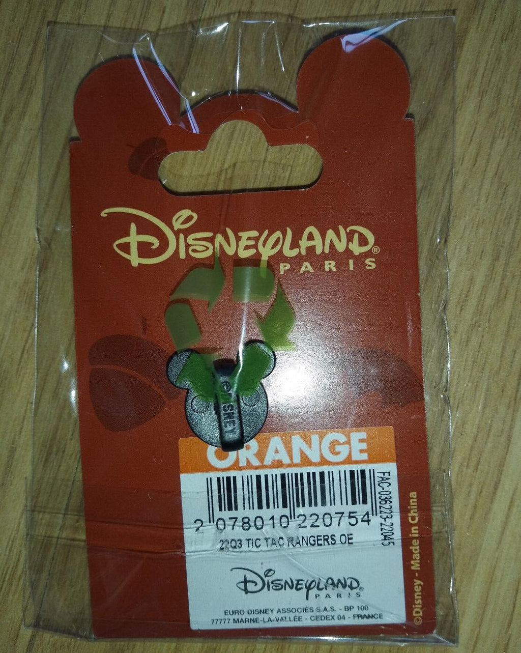 Chip and Dale Rescue Rangers Chip Silencing Disney Land Paris July 2022 Dlp Pin