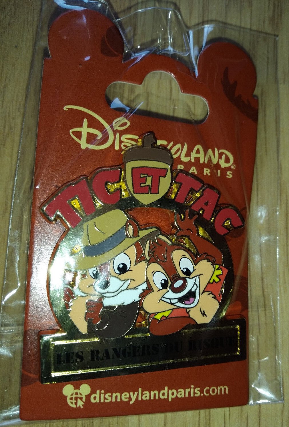 Chip and Dale Rescue Rangers Logo Disney Land Paris July 2022 Dlp Pin