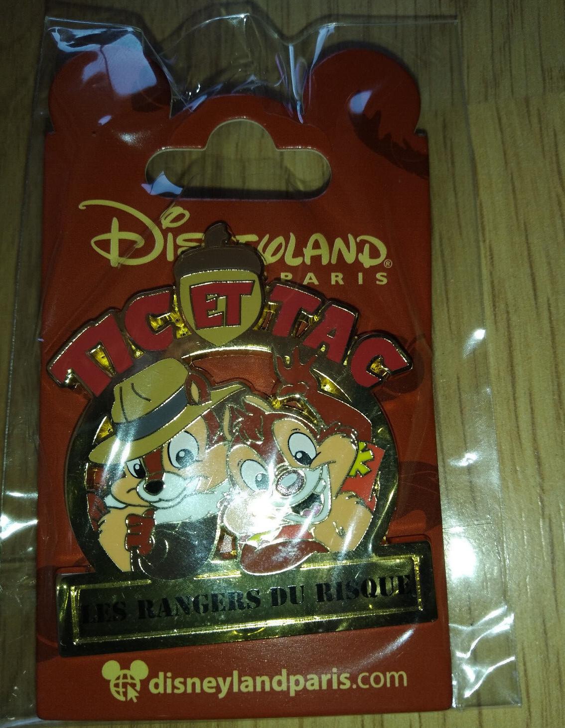 Chip and Dale Rescue Rangers Logo Disney Land Paris July 2022 Dlp Pin