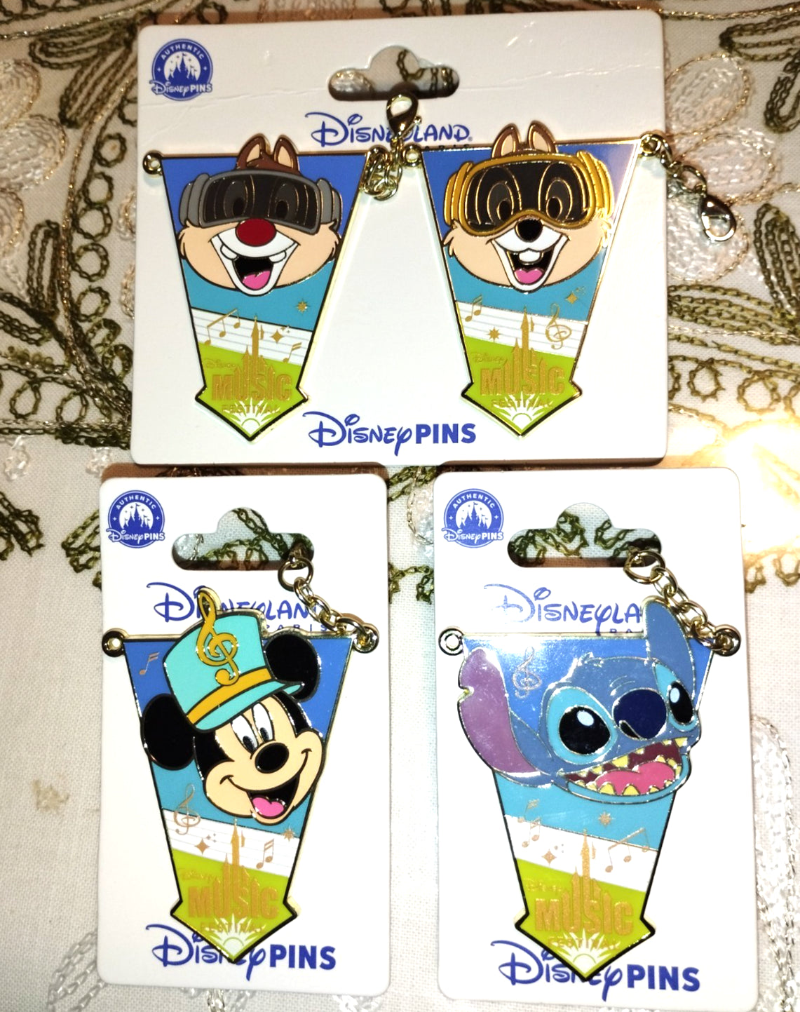 Chip and Dale Set - Disney Music Festival Series Disney Land Paris Dlp May 2025