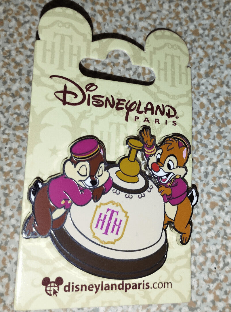 Chip & Dale Bellboy Hollywood Tower Hotel Series Disney Land Paris Dlp 2024 Pin