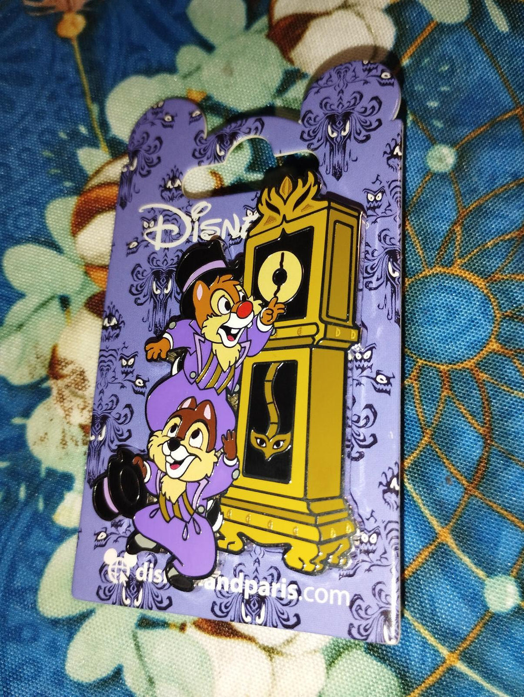 Chip Dale Butler Phantom Manor Haunted Mansion Disney Paris DLP Apr 2024 Pin