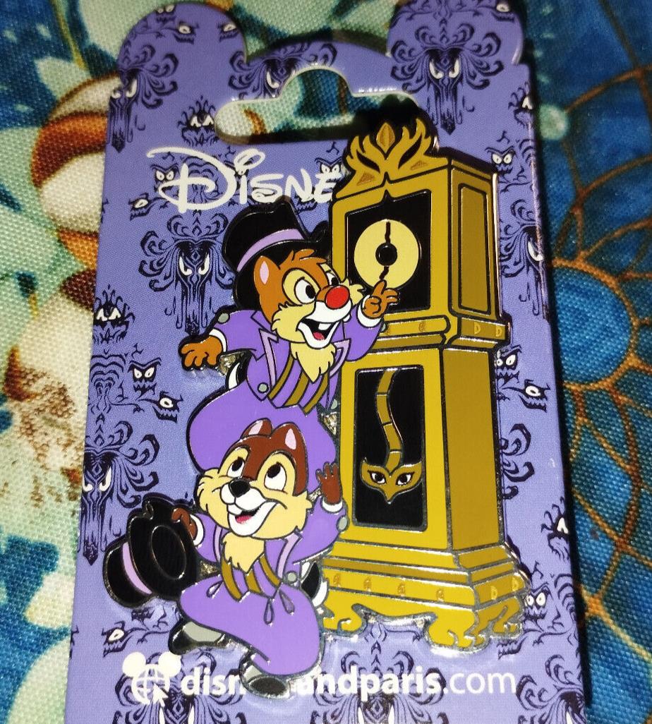 Chip Dale Butler Phantom Manor Haunted Mansion Disney Paris DLP Apr 2024 Pin