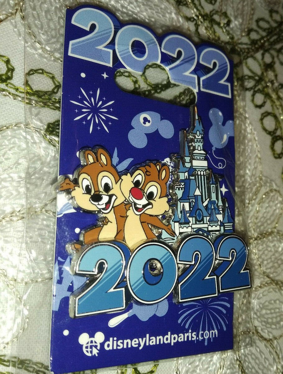 Chip & Dale Castle 30th Anniversary Disney Paris Dlrp Dlp January 2022 3D Pin
