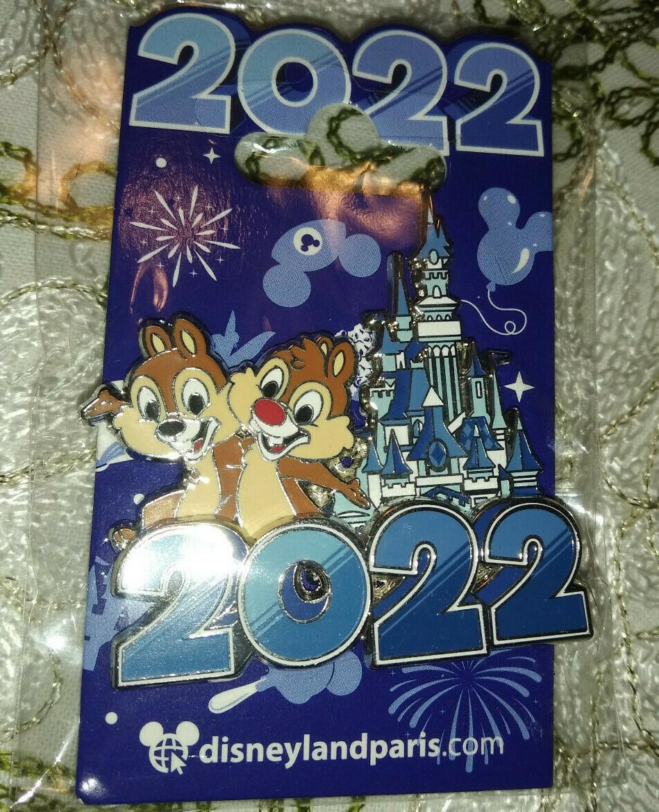 Chip & Dale Castle 30th Anniversary Disney Paris Dlrp Dlp January 2022 3D Pin