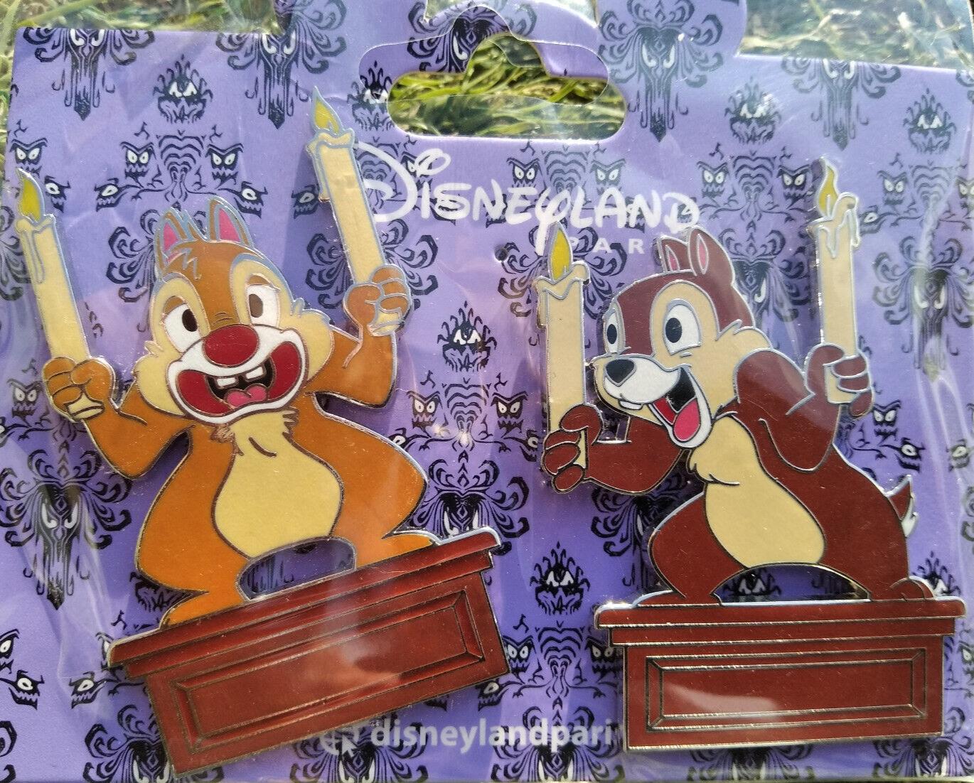 Chip Dale Gargoyle Phantom Manor Haunted Mansion Disney L Paris DLP Oct 2022 Pin