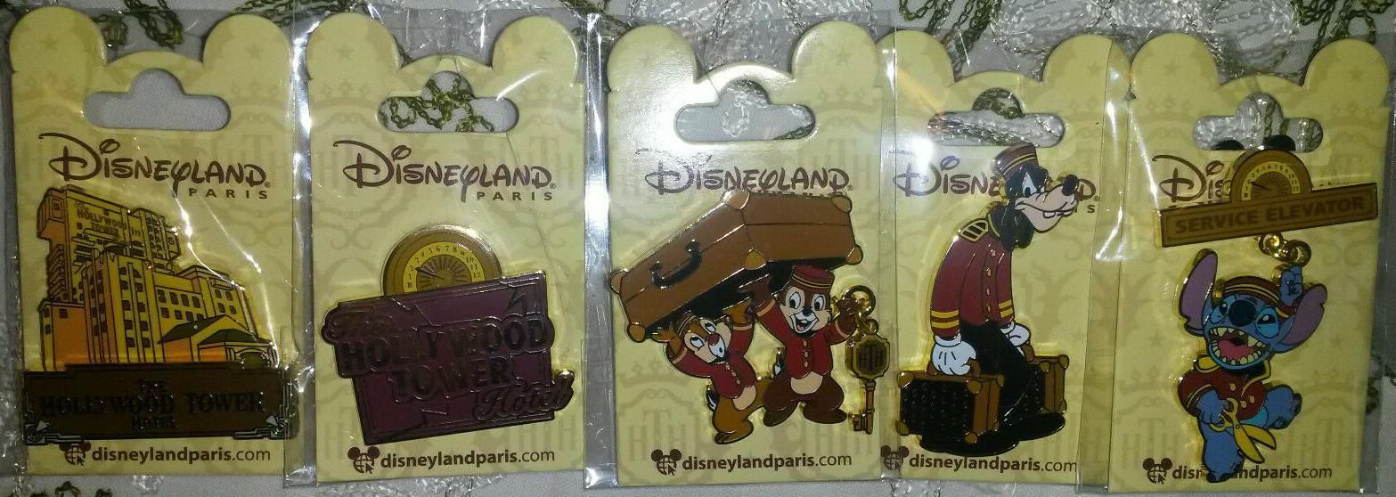 Chip Dale Hollywood Tower Hotel Series Disney L Paris Dlrp Dlp February 2020 pin