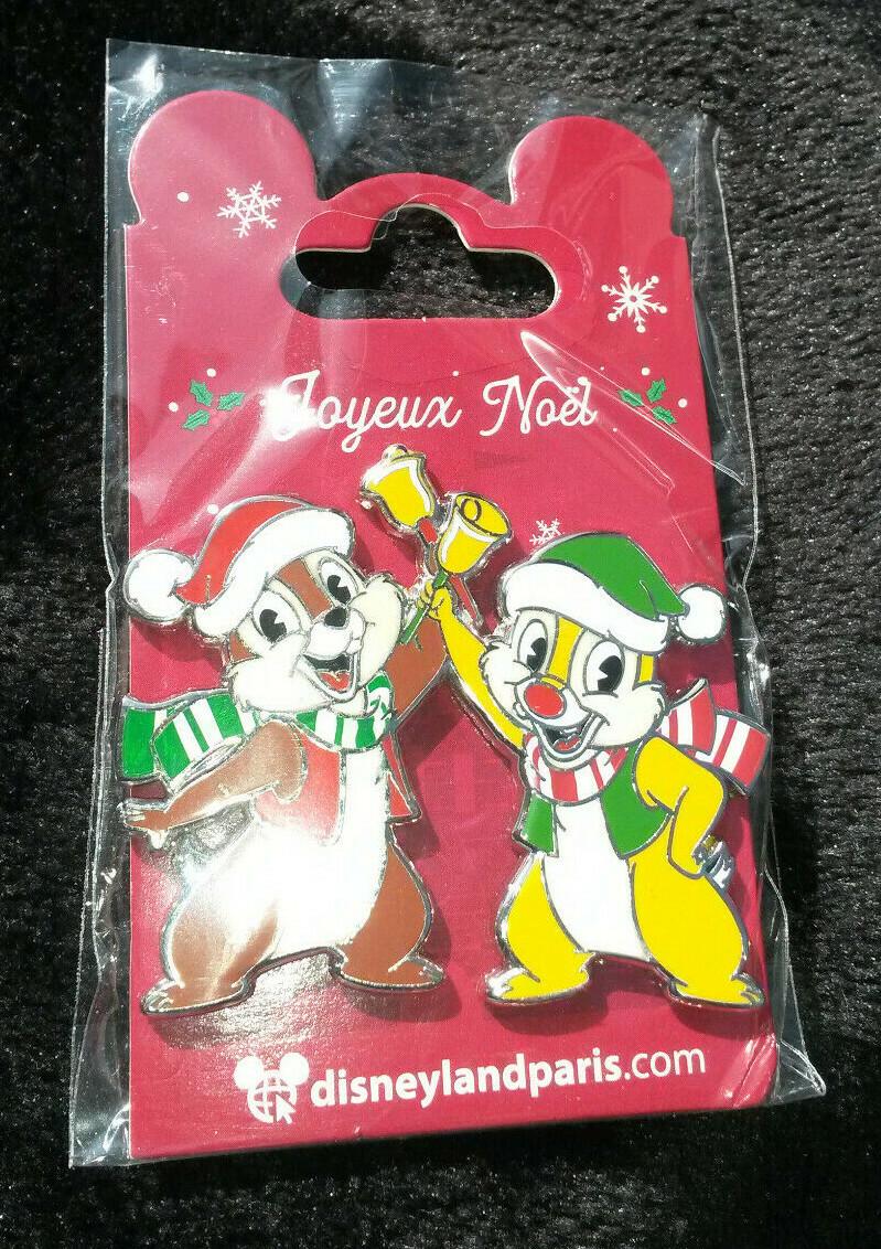Chip & Dale Santa Ringing Bells Disney Land Paris Dlrp Dlp 05/12/ 2020 Xmas Pin