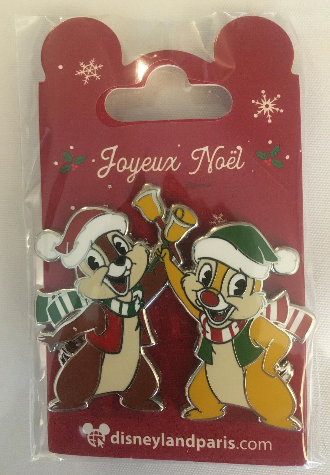 Chip & Dale Santa Ringing Bells Disney Land Paris Dlrp Dlp 05/12/ 2020 Xmas Pin