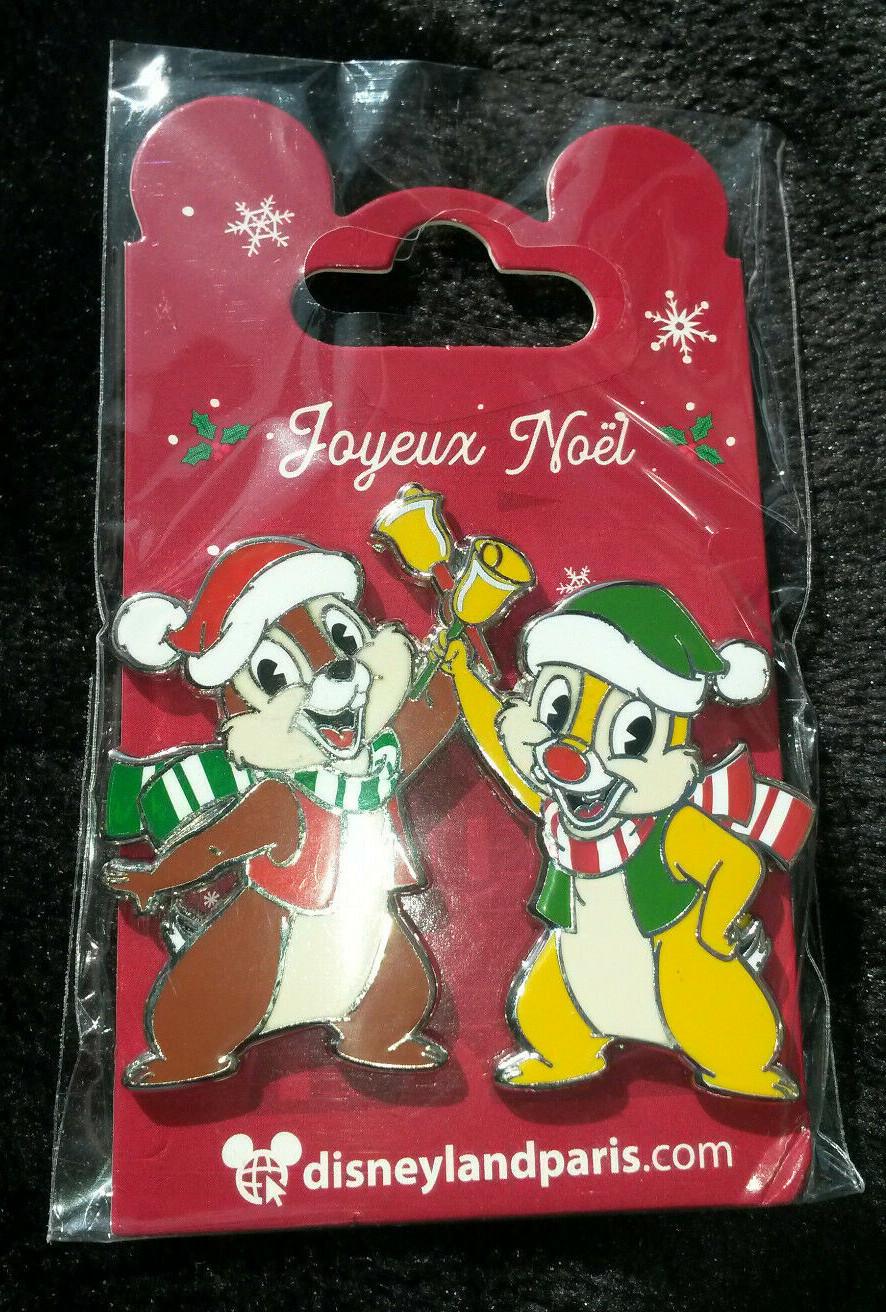 Chip & Dale Santa Ringing Bells Disney Land Paris Dlrp Dlp 05/12/ 2020 Xmas Pin