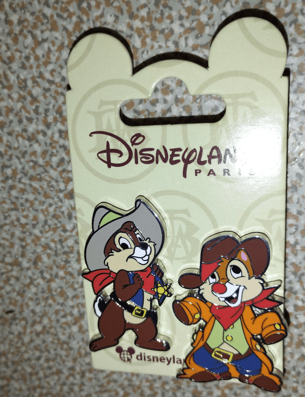 Chip Dale Sheriff Outlaw Big Thunder Mountain Series Disney Paris Dlp 2024 pins