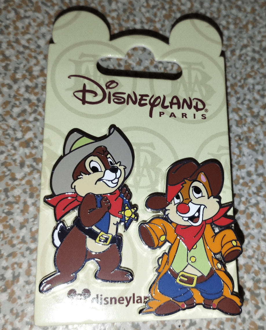Chip Dale Sheriff Outlaw Big Thunder Mountain Series Disney Paris Dlp 2024 pins