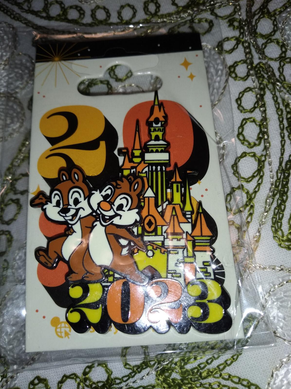 Chip & Dale Sleeping Beauty Castle Disney Paris Dlp January 2023 Celebration Pin