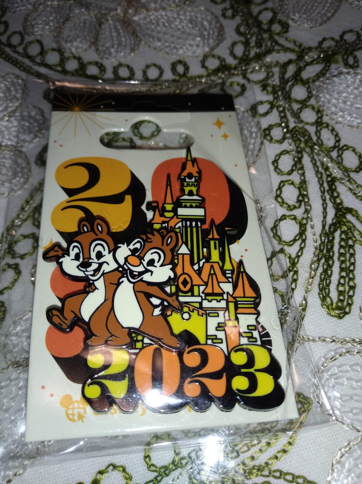 Chip & Dale Sleeping Beauty Castle Disney Paris Dlp January 2023 Celebration Pin