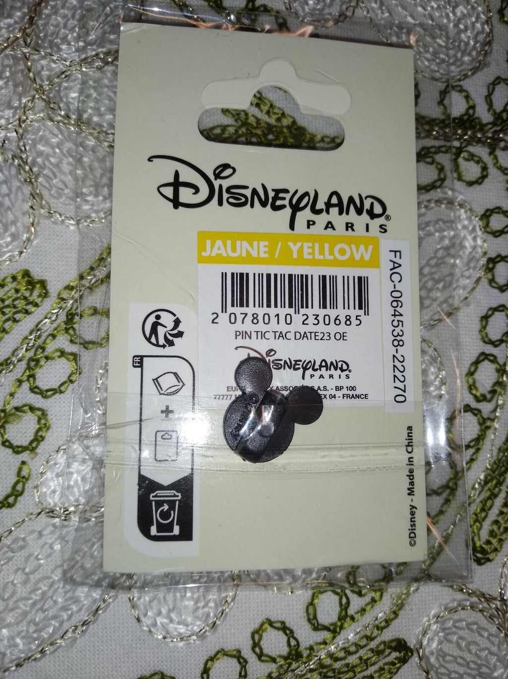 Chip & Dale Sleeping Beauty Castle Disney Paris Dlp January 2023 Celebration Pin