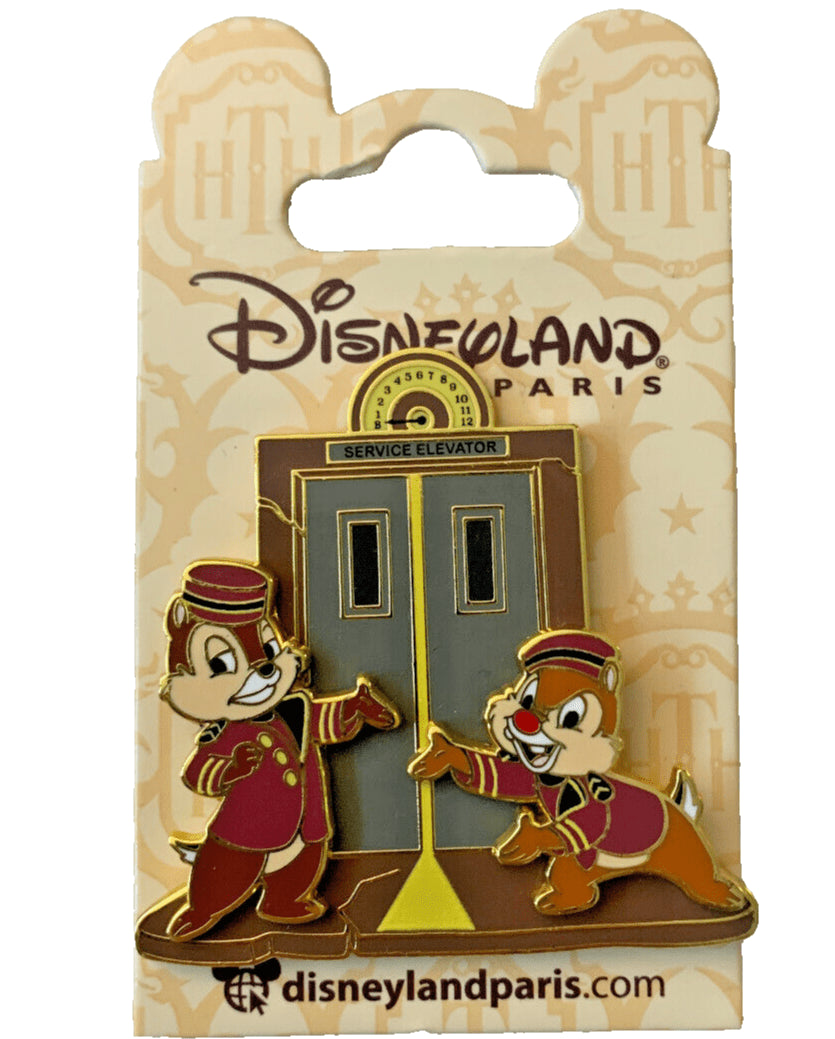 Chip Dale Tower of Terror Twilight Zone Disney L Paris DLP Oct 2024 Dangle Pin
