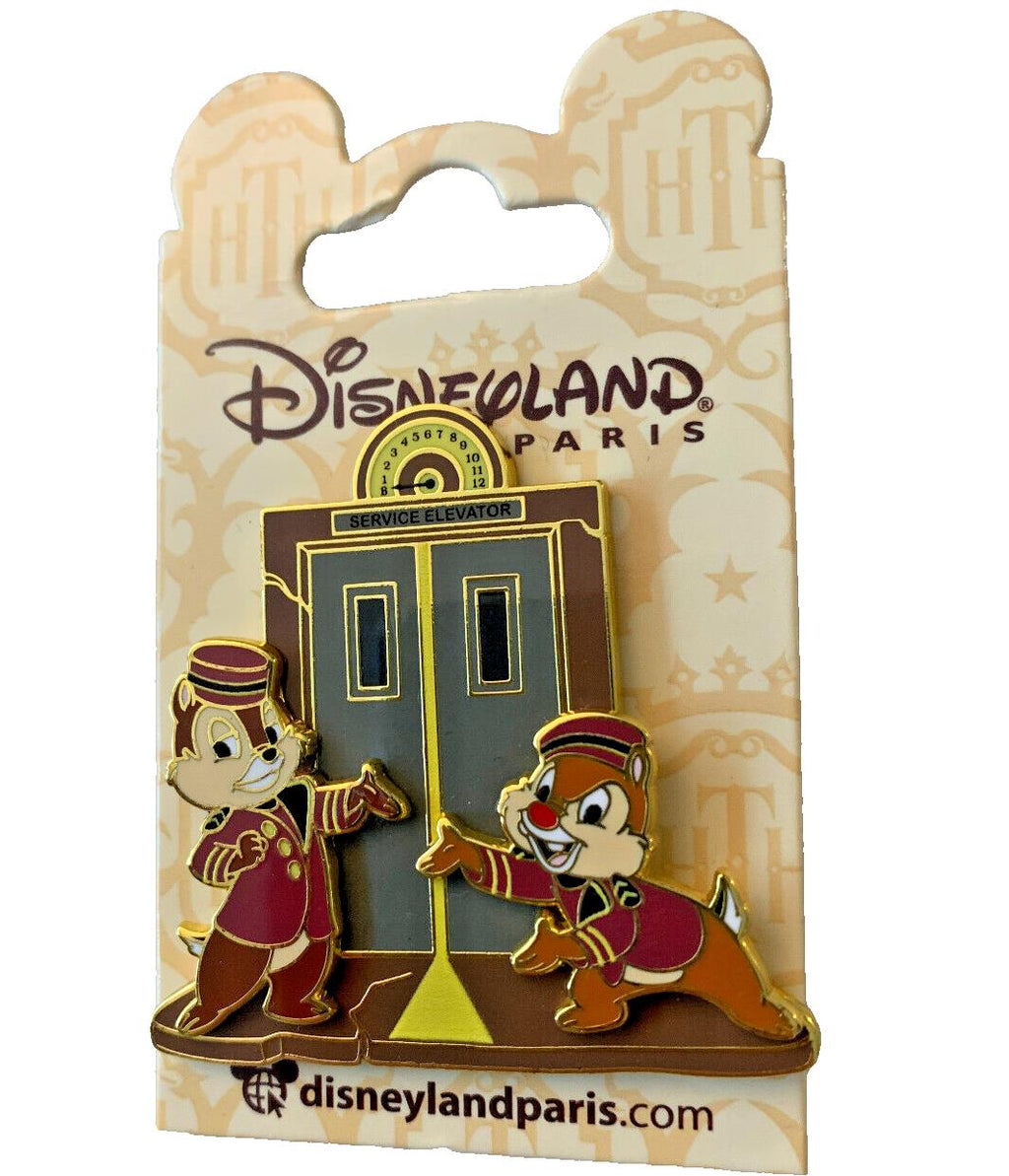 Chip Dale Tower of Terror Twilight Zone Disney L Paris DLP Oct 2024 Dangle Pin