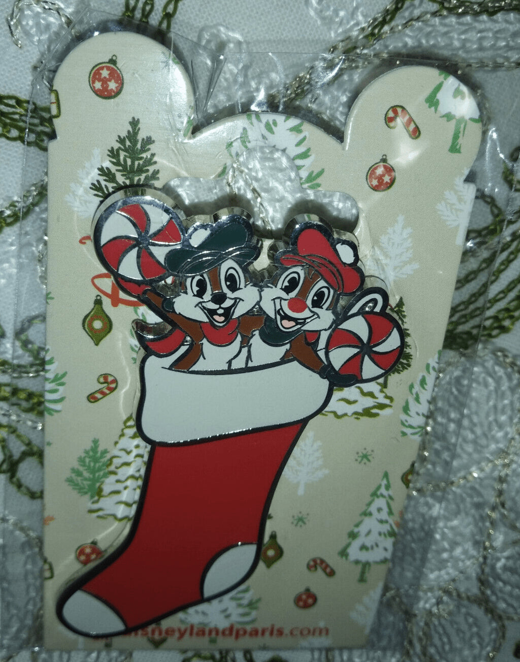 Christmas Mad Hatter Olaf Chip Pluto Mickey Min Disney Paris DLP 2022 5 Pins Set