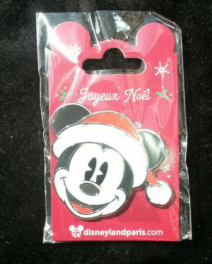 Christmas Mickey in Santa Hat Disney Land Paris Dlrp Dlp 05/12/ 2020 Pin
