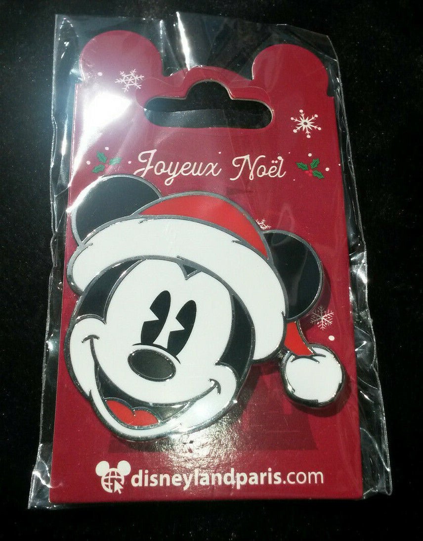Christmas Mickey in Santa Hat Disney Land Paris Dlrp Dlp 05/12/ 2020 Pin