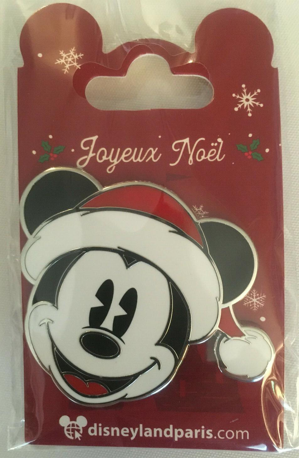 Christmas Mickey in Santa Hat Disney Land Paris Dlrp Dlp 05/12/ 2020 Pin