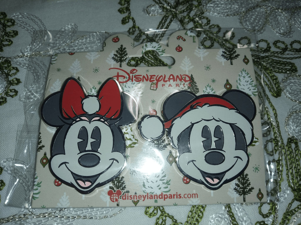 Christmas Mickey Minnie Disney Paris DLP 2022 2 Pins Set