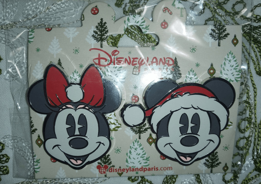 Christmas Mickey Minnie Disney Paris DLP 2022 2 Pins Set