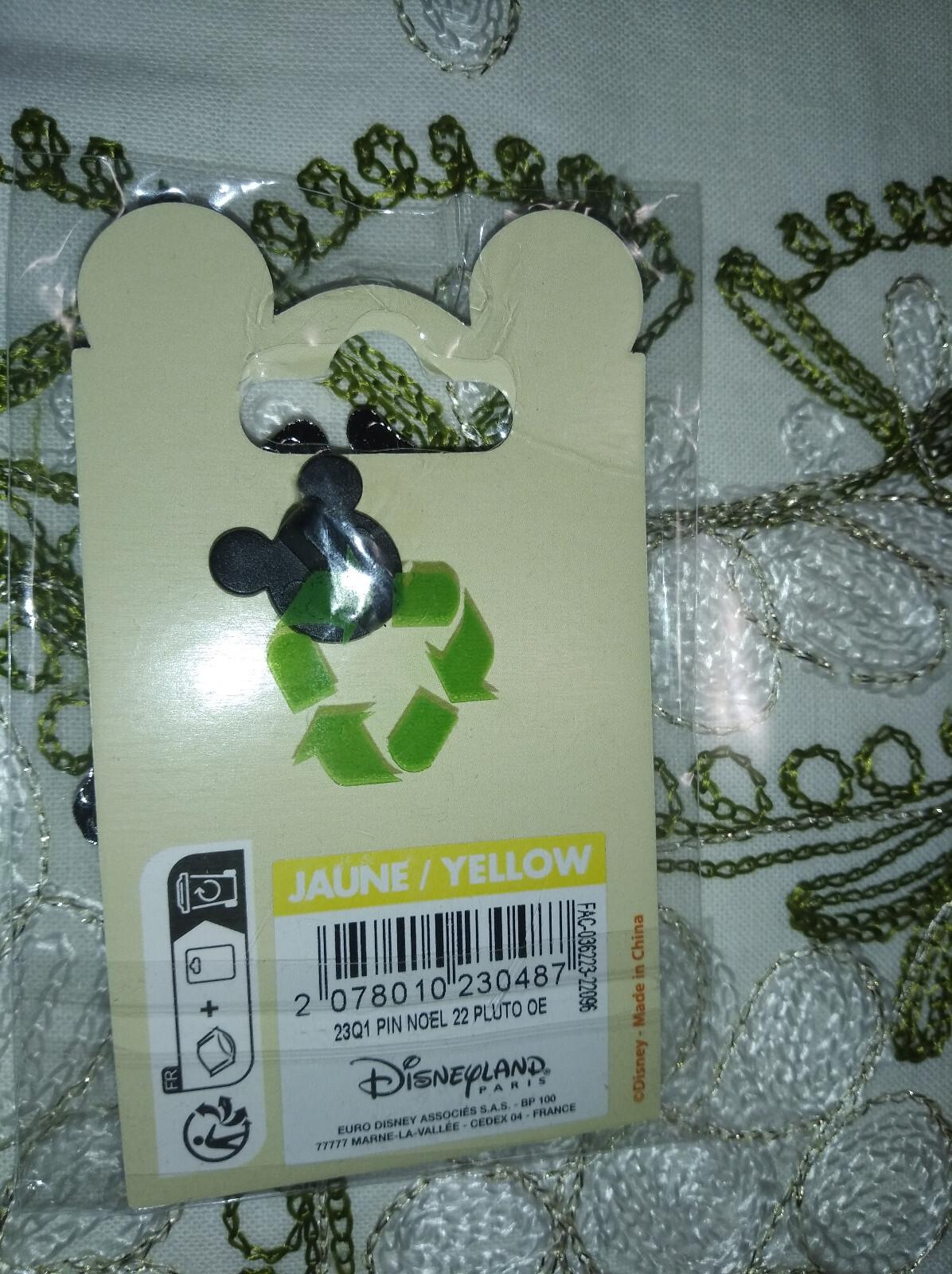 Christmas Pluto Disney Land Paris DLP Dec 2022 Pin