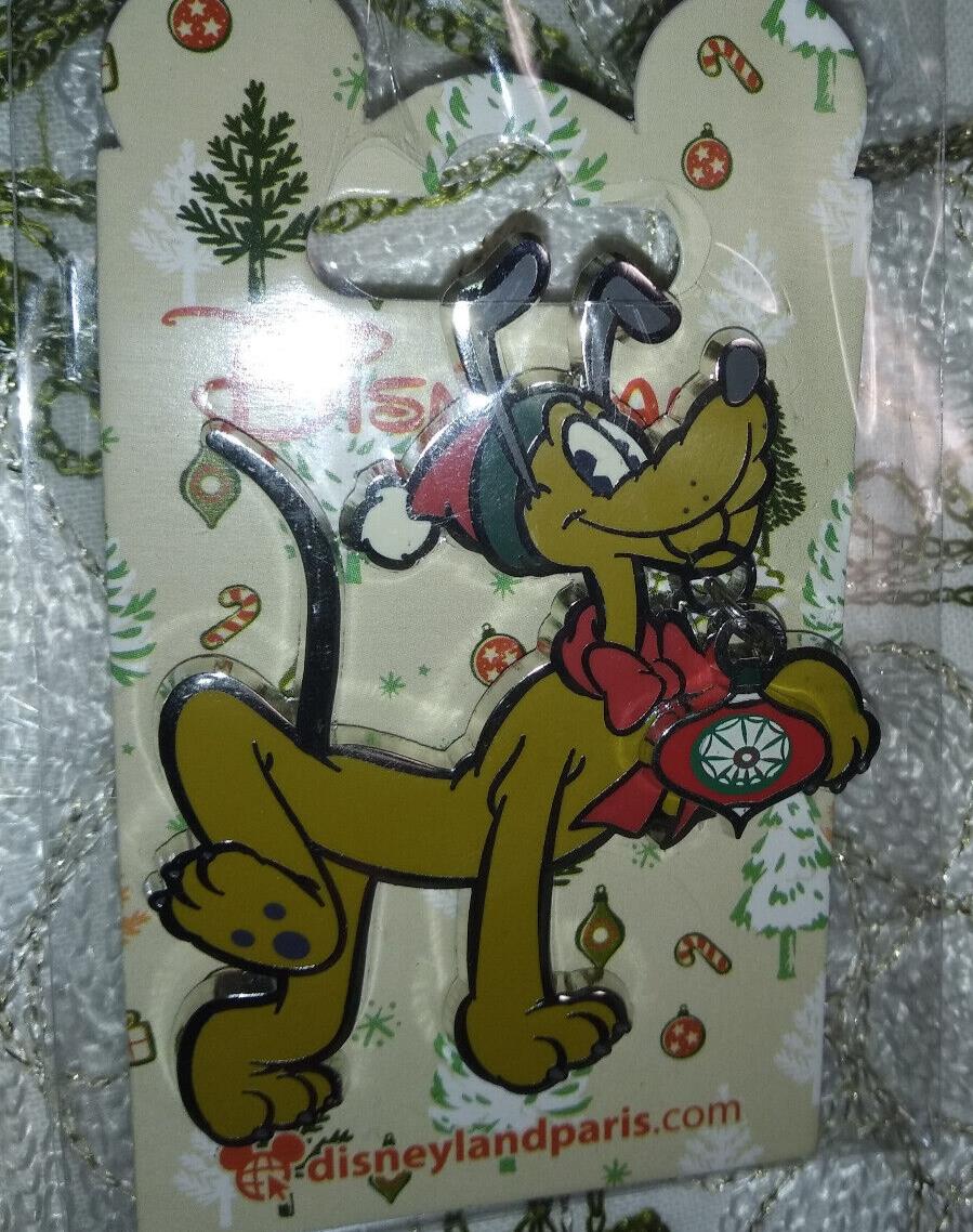 Christmas Pluto Disney Land Paris DLP Dec 2022 Pin