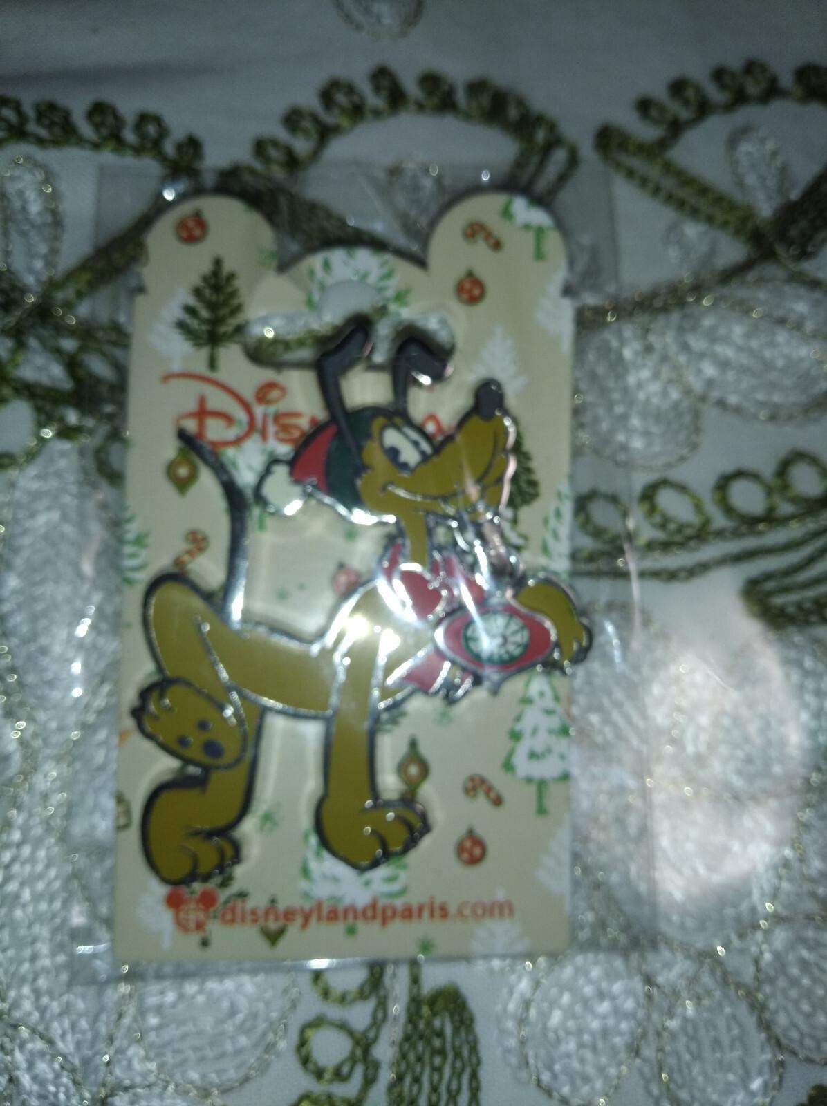 Christmas Pluto Disney Land Paris DLP Dec 2022 Pin