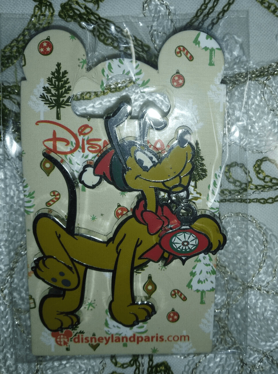 Christmas Pluto Disney Land Paris DLP Dec 2022 Pin