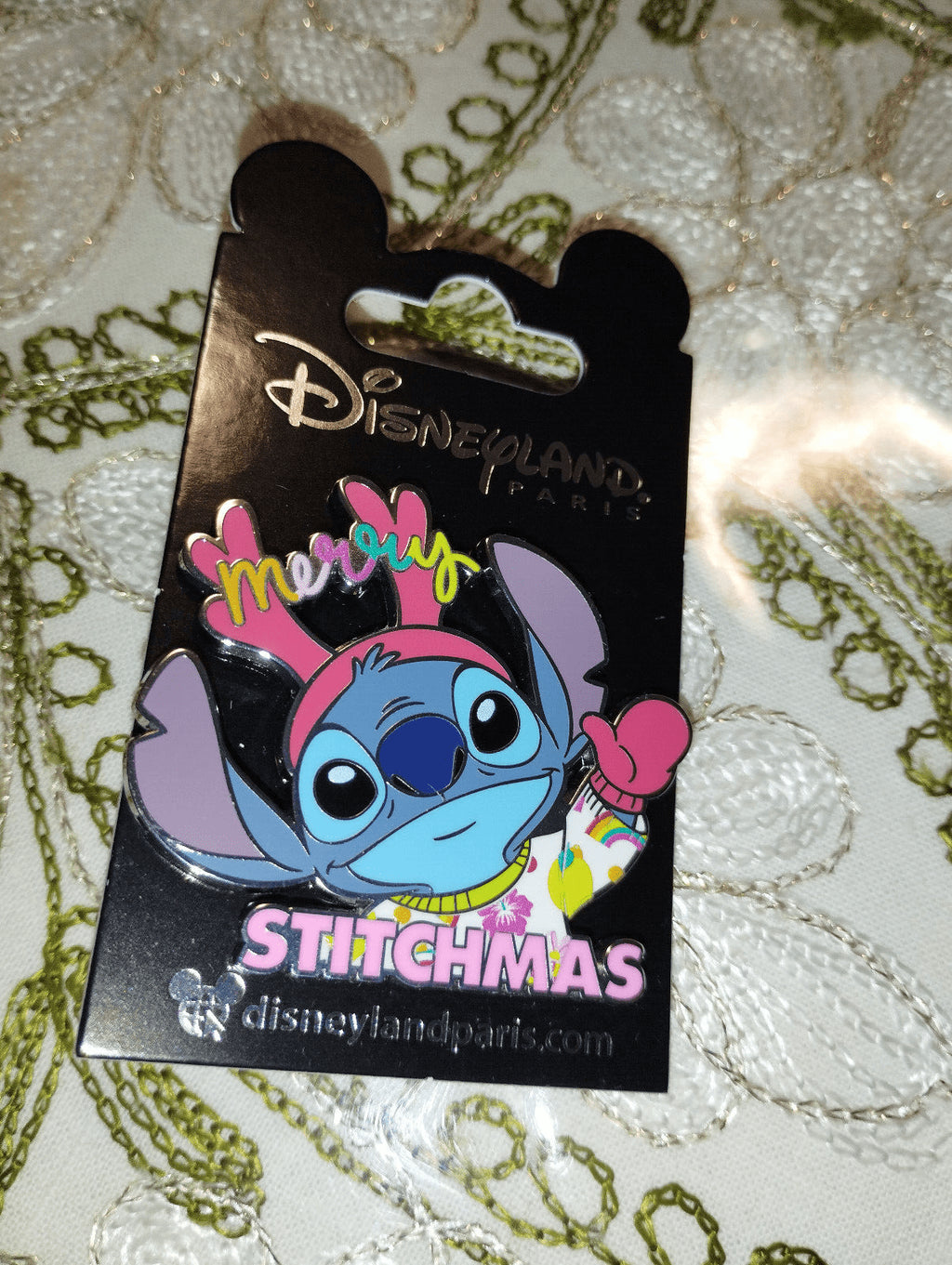 Christmas Stitch Merry Stitchmas Disney Land Paris DLP Dec 2023 Pin