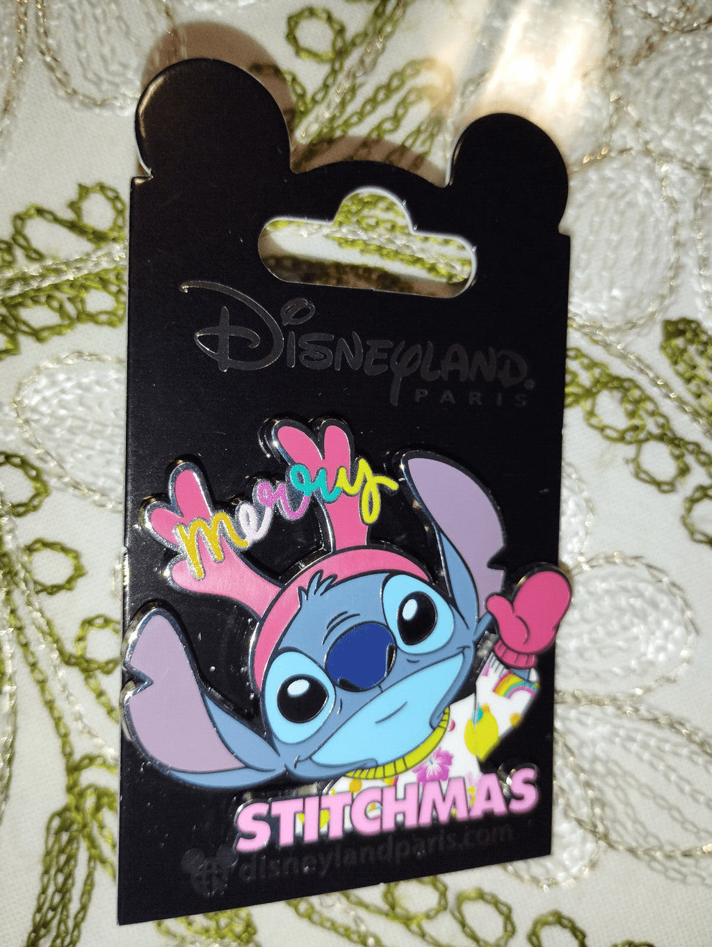 Christmas Stitch Merry Stitchmas Disney Land Paris DLP Dec 2023 Pin