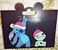 Christmas Stitch Scrump Santa Claus Disney Land Paris DLP Dec 2023 2 Pins