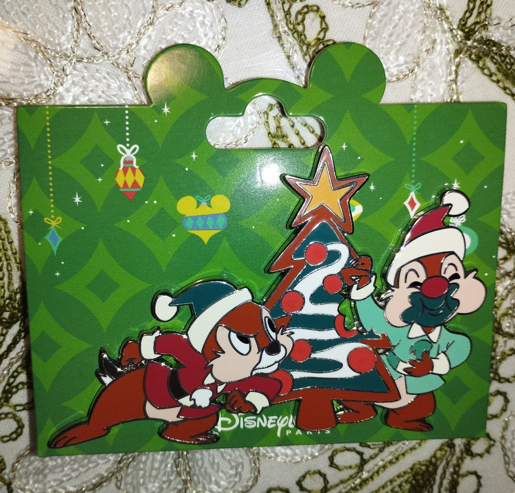 Christmas Tree Chip Dale Santa Claus Disney Land Paris DLP Dec 2023 Jumbo Pin