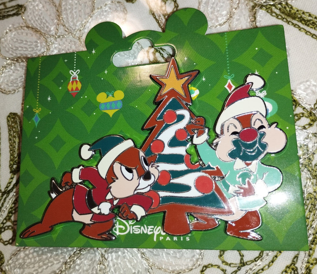 Christmas Tree Chip Dale Santa Claus Disney Land Paris DLP Dec 2023 Jumbo Pin