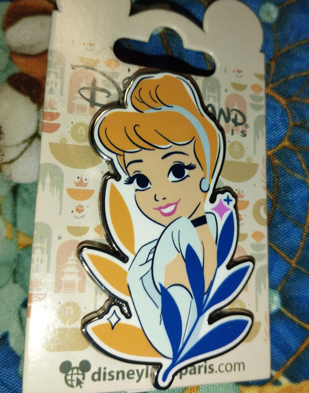 Cinderella Floral Princess Disney Land Paris Dlp 2024 Pin