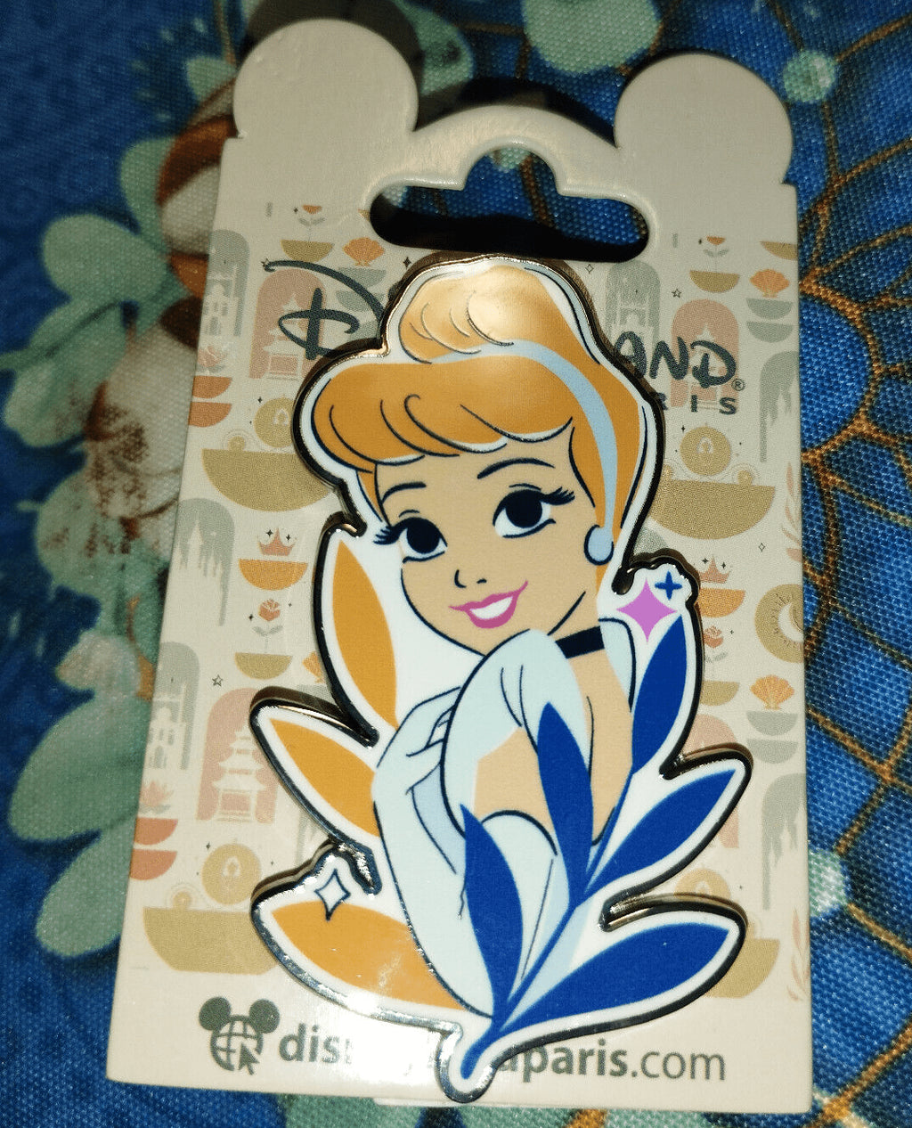 Cinderella Floral Princess Disney Land Paris Dlp 2024 Pin