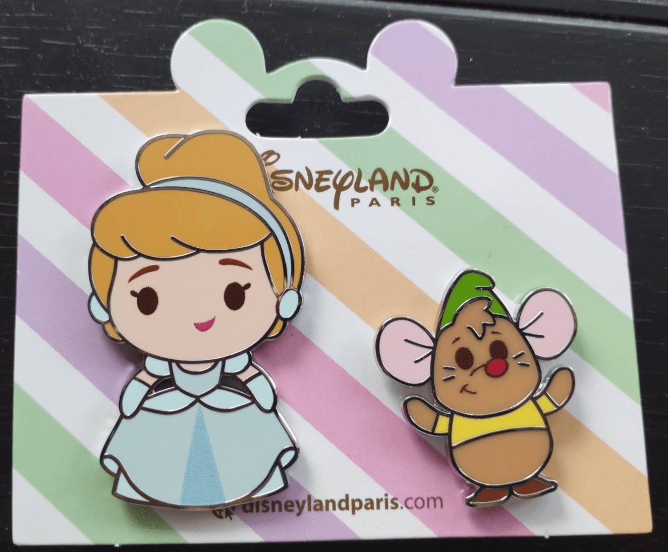 Cinderella & Gus Princess and Sidekicks Set Disney Land Paris Dlp Feb 2025 Pin