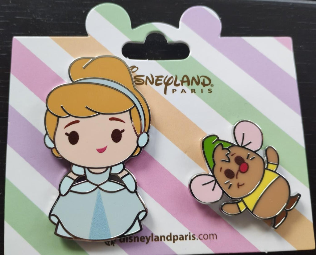 Cinderella & Gus Princess and Sidekicks Set Disney Land Paris Dlp Feb 2025 Pin
