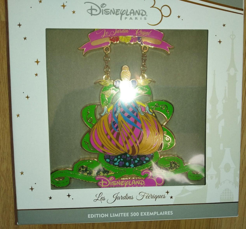 Cinderella Jardin Royal 30th Anniversary Disney Paris LE 500 Dlp 2022 Jumbo Pin