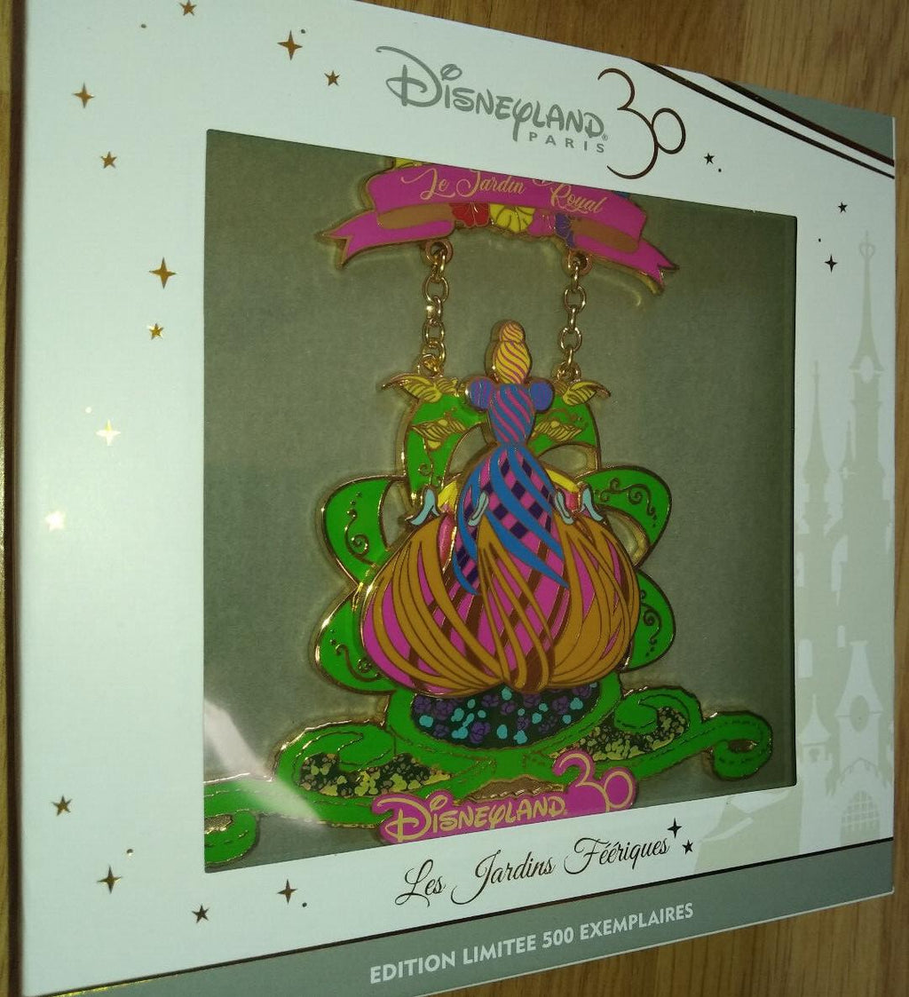 Cinderella Jardin Royal 30th Anniversary Disney Paris LE 500 Dlp 2022 Jumbo Pin