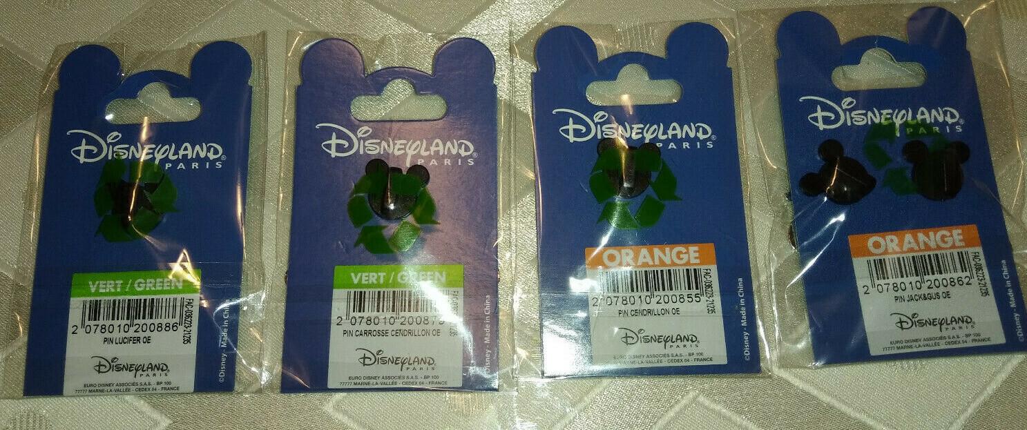Cinderella Pumpkin Coach Lucifer Jack Gus Disney Paris Dlrp Dlp 2021 4 Pins set