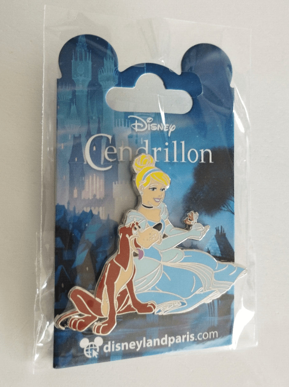 Cinderella w Pato Bruno dog Suzy mouse Disney Land Paris Dlrp Dlp March 2023 Pin