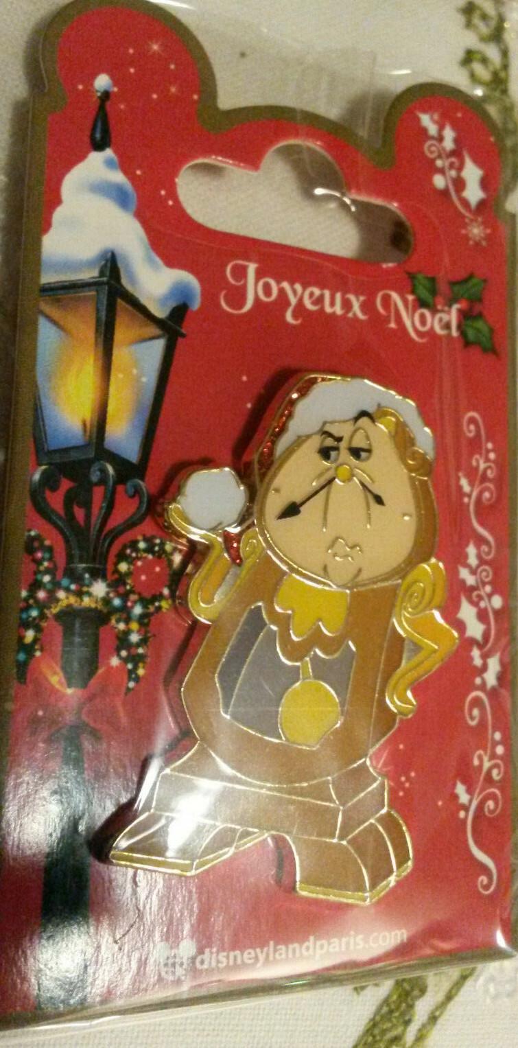 Cogsworth Clock (Beauty Beast) Xmas dress Disney Paris Dlrp Dlp August 2019 pin