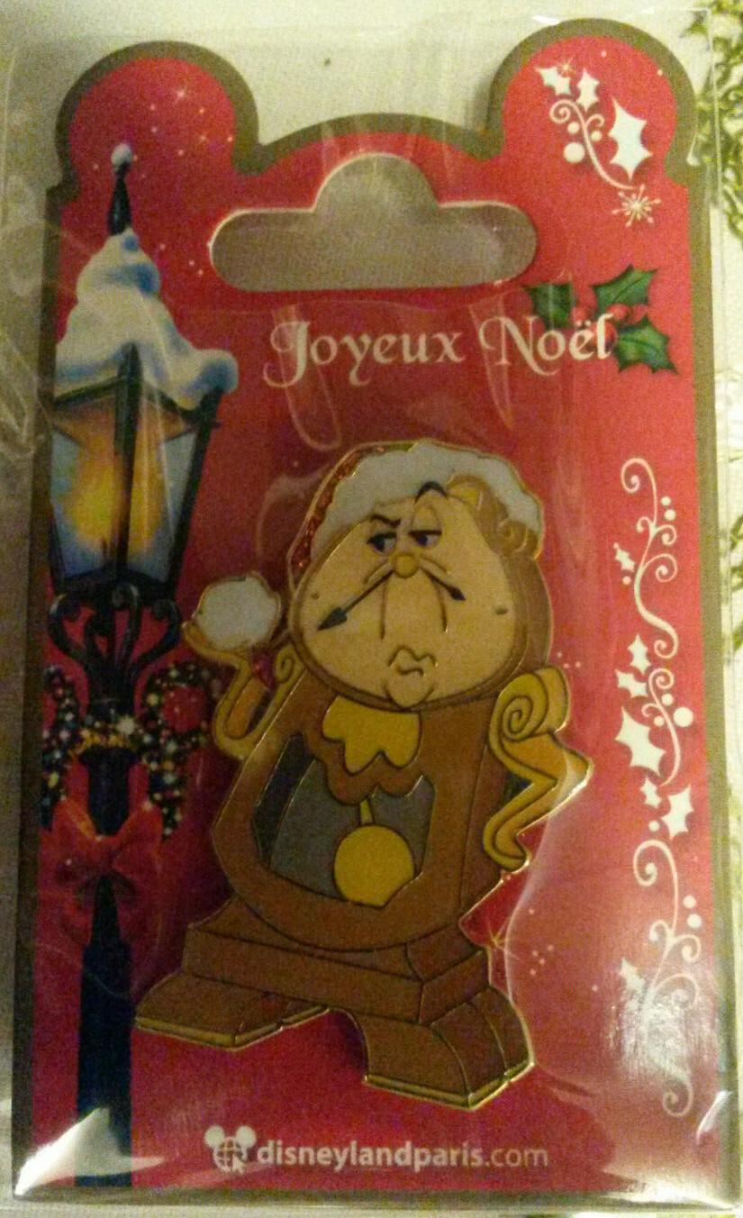 Cogsworth Clock (Beauty Beast) Xmas dress Disney Paris Dlrp Dlp August 2019 pin